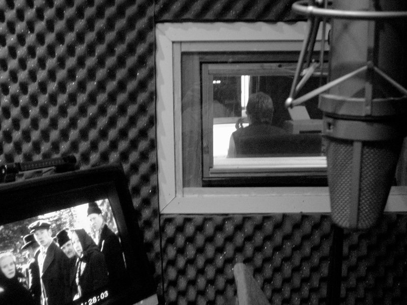 Näkymä speak/ADR/foley kopista